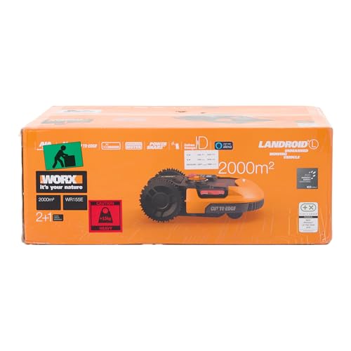 WORX Robot Rasaerba Landroid L2000 a Batteria Area di Taglia 2000 mq - Wifi