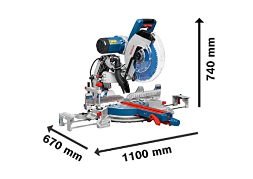 Bosch Professional Troncatrice Radiale Gcm 12 Gdl Motore da 2000 Watt