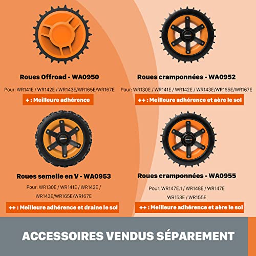 WORX Robot Rasaerba Landroid M700 a Batteria Area di Taglia 700Mq - Wifi