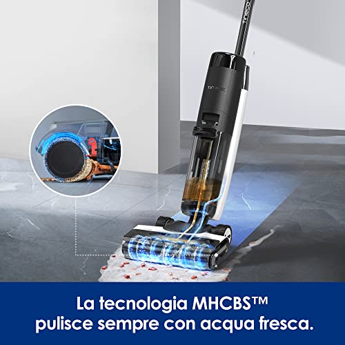 Tineco FLOOR ONE S7 Pro Aspirapolvere Intelligente, Senza fili, Lavapavimenti