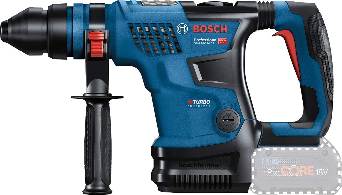 Bosch Professional BITURBO Martello perforatore a batteria GBH 18V-34 CF