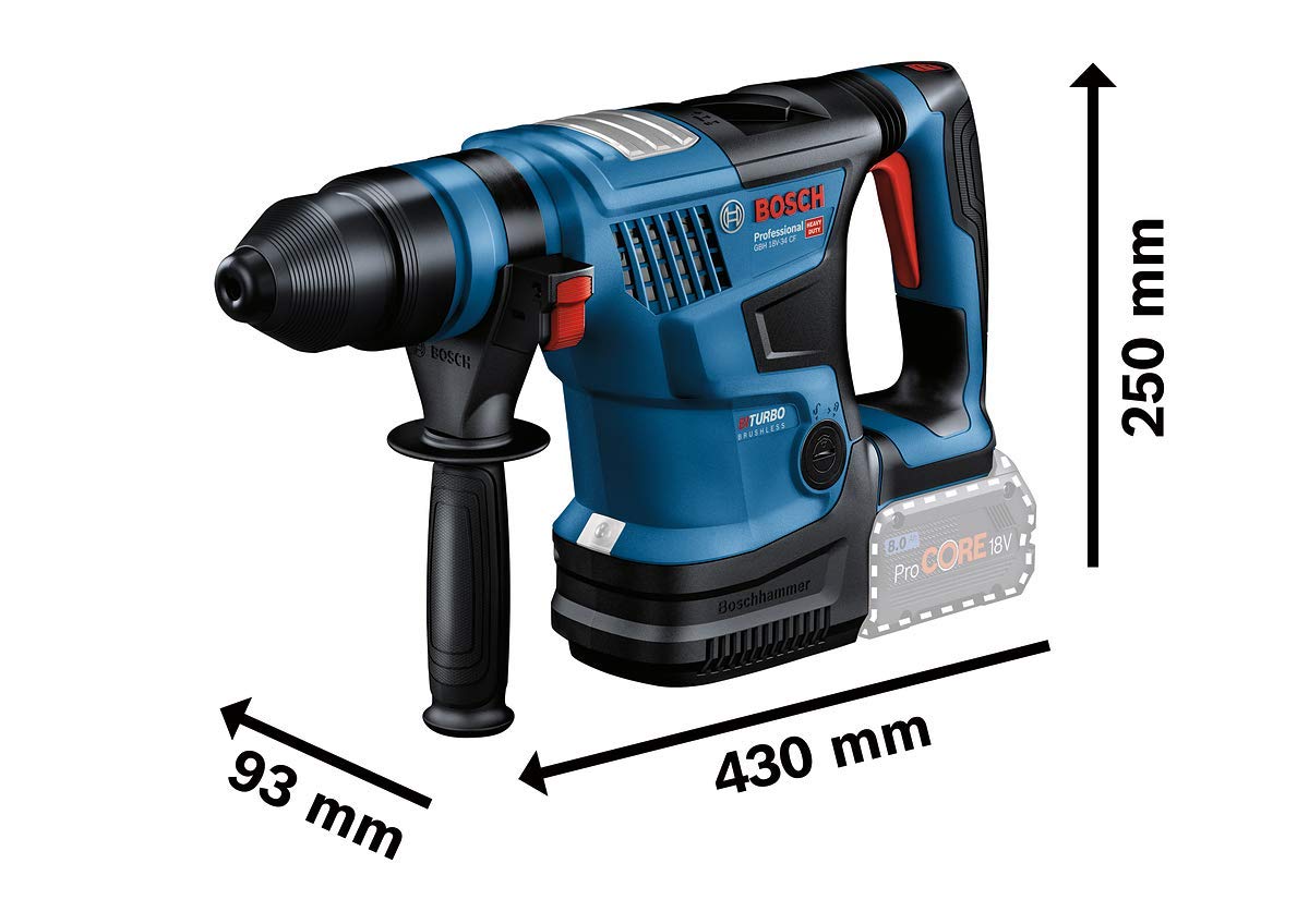 Bosch Professional BITURBO Martello perforatore a batteria GBH 18V-34 CF