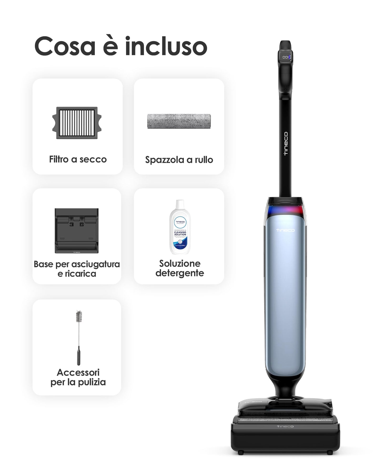 Tineco Floor One S9 Artist Aspirapolvere Lavapavimenti