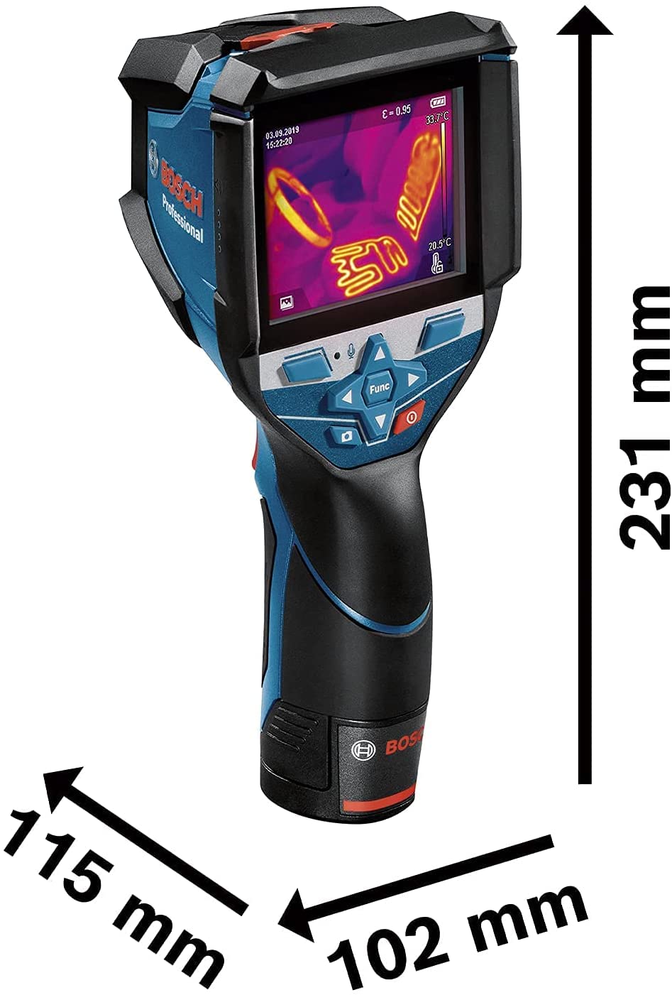 Bosch Professional Termocamera con sistema 12 V GTC 600 C
