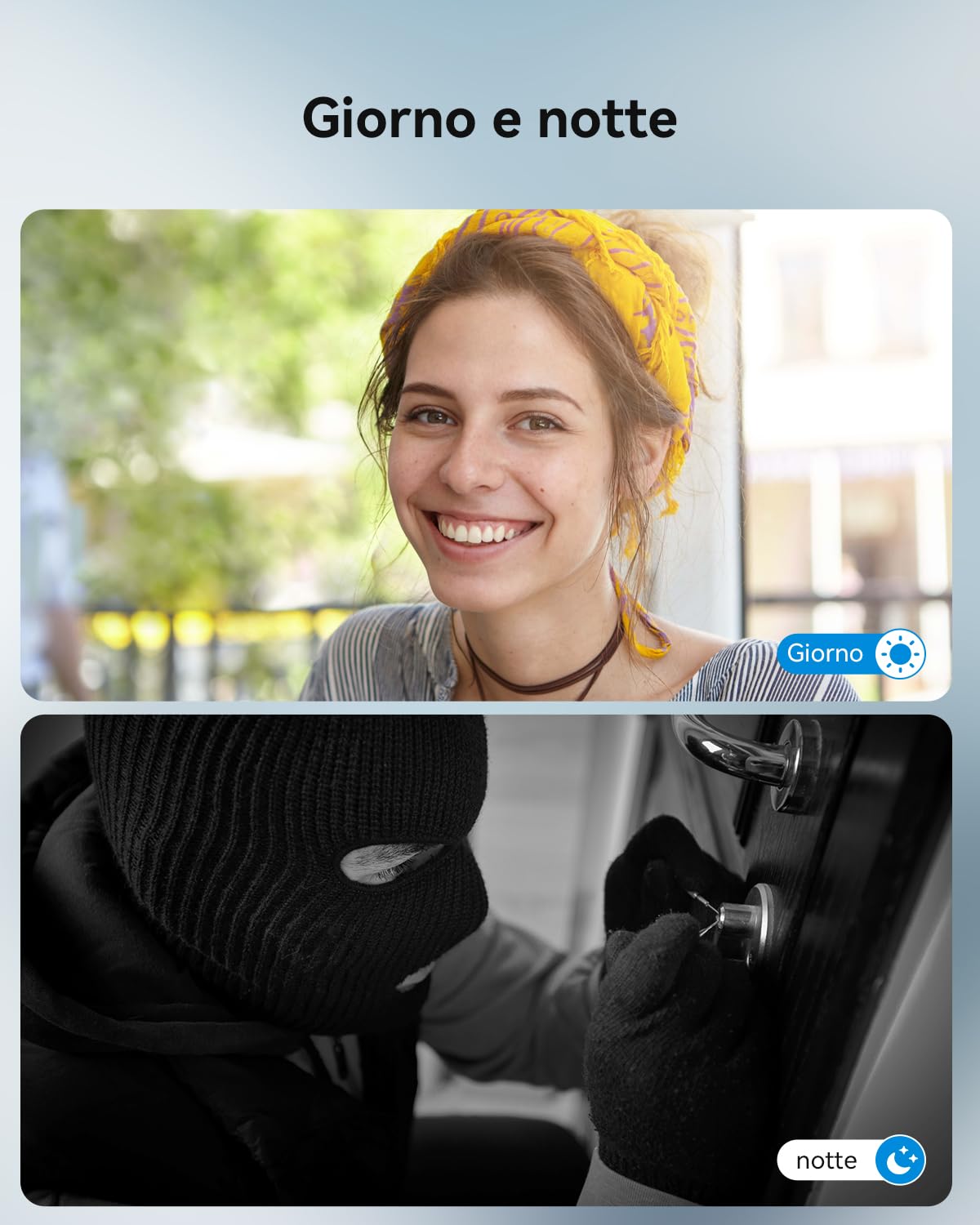 TMEZON Videocitofono a 4 fili, con fotocamera, 2 monitor da 7" con campanello cablato, versione notturna, vista dal vivo e conversazione, sblocco tramite monitor, per 1 famiglia