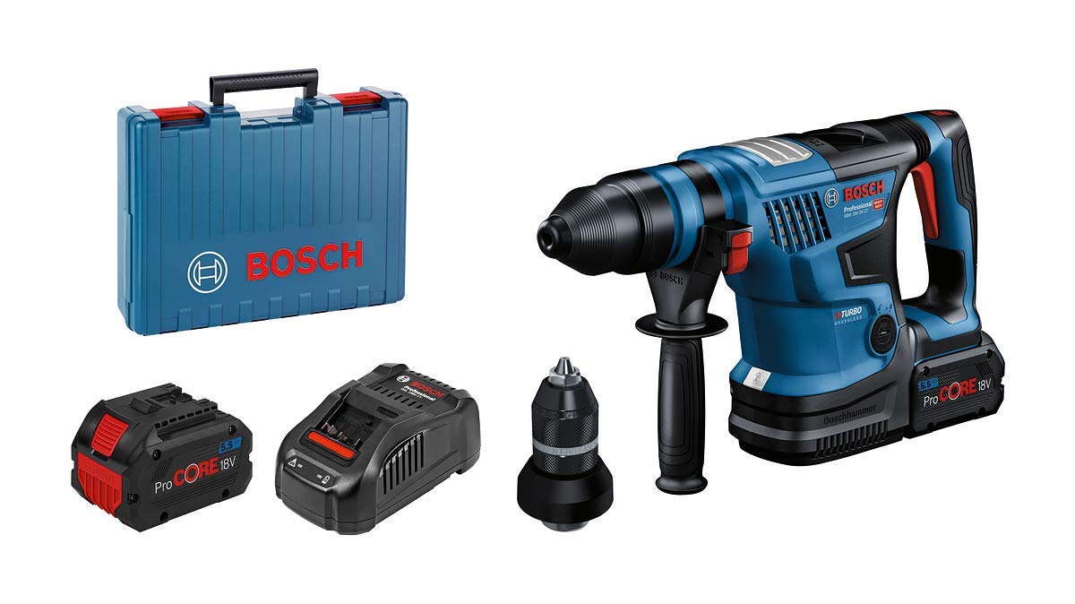Bosch Professional BITURBO Martello perforatore a batteria GBH 18V-34 CF