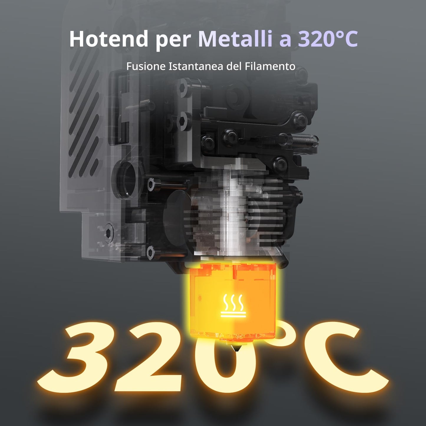 ANYCUBIC Kobra S1 3D Stampante, Multicolore ad Alta Velocitร 600 mm/s con Livellamento Automatico