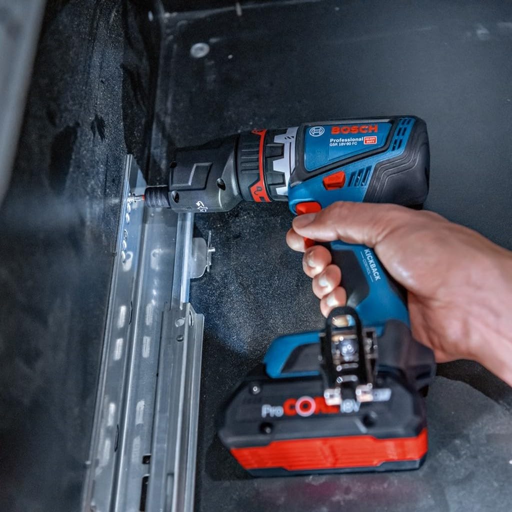 Bosch Professional 18V System Trapano-Avvitatore a Batteria Gsr 18V-90 Fc