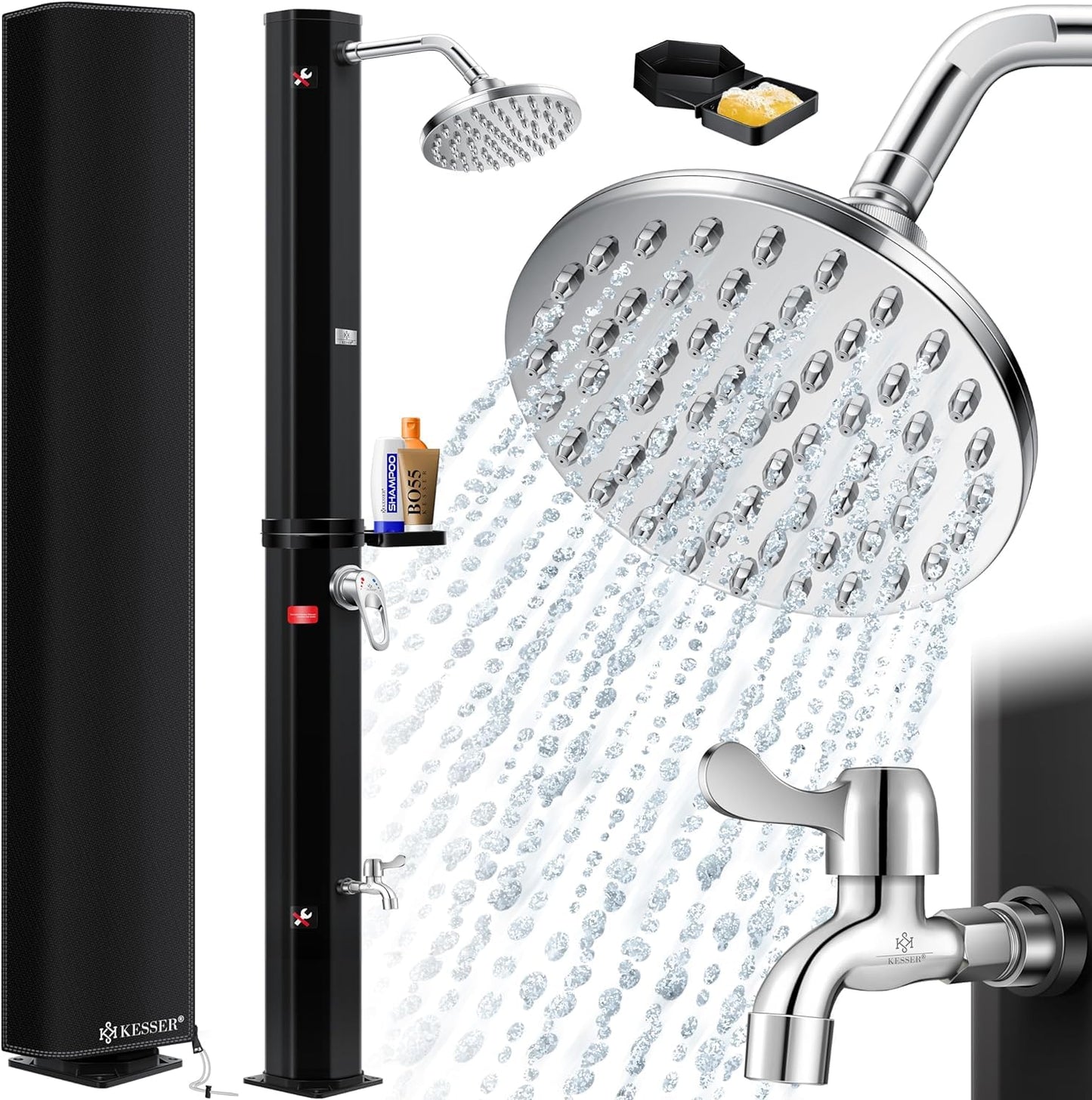 KESSER 35 Litri Doccia Solare da Giardino Doccia per Piscina e Campeggio