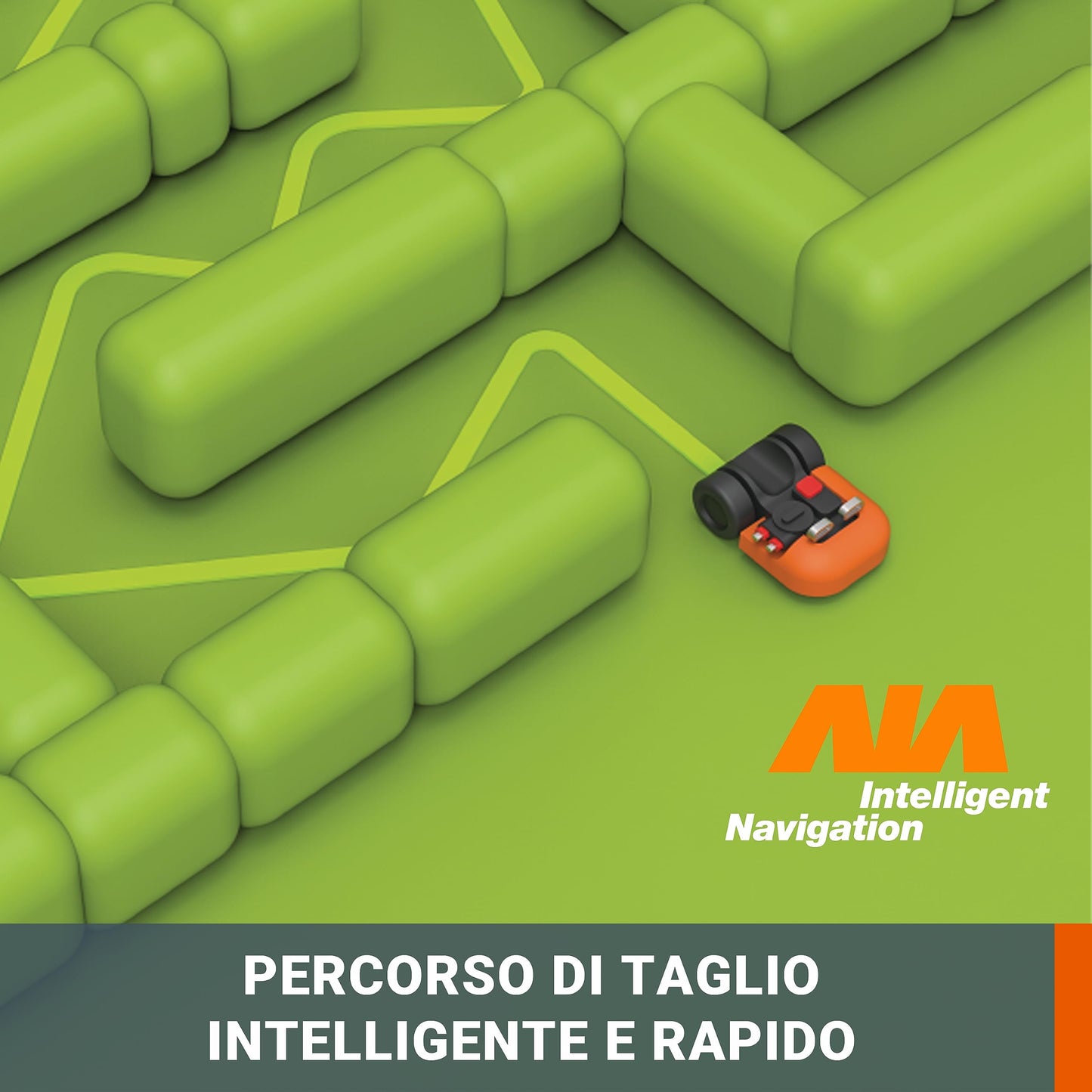 WORX Robot Rasaerba Landroid L2000 a Batteria Area di Taglia 2000 mq - Wifi