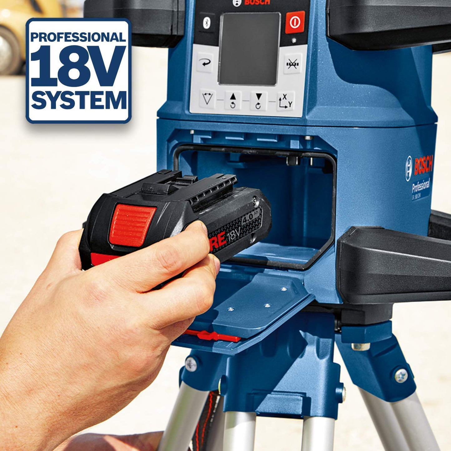Bosch Professional 18V System Livella laser rotante GRL 600 CHV