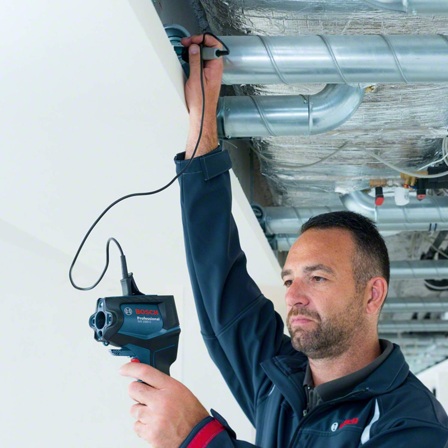 Bosch Professional Termocamera a infrarossi GIS 1000 C (con funzione app, intervallo di temperatura: da –40 °C a 1.000 °C