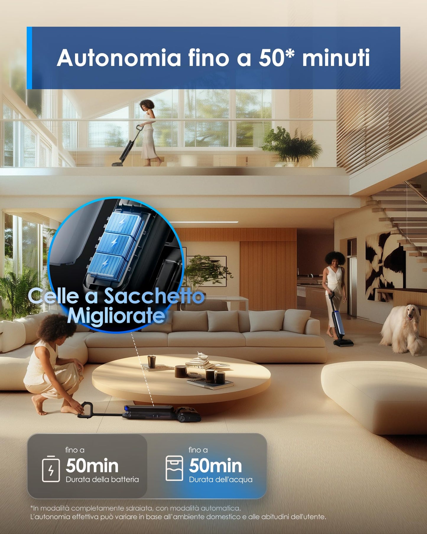 Tineco Floor One S9 Artist Aspirapolvere Lavapavimenti