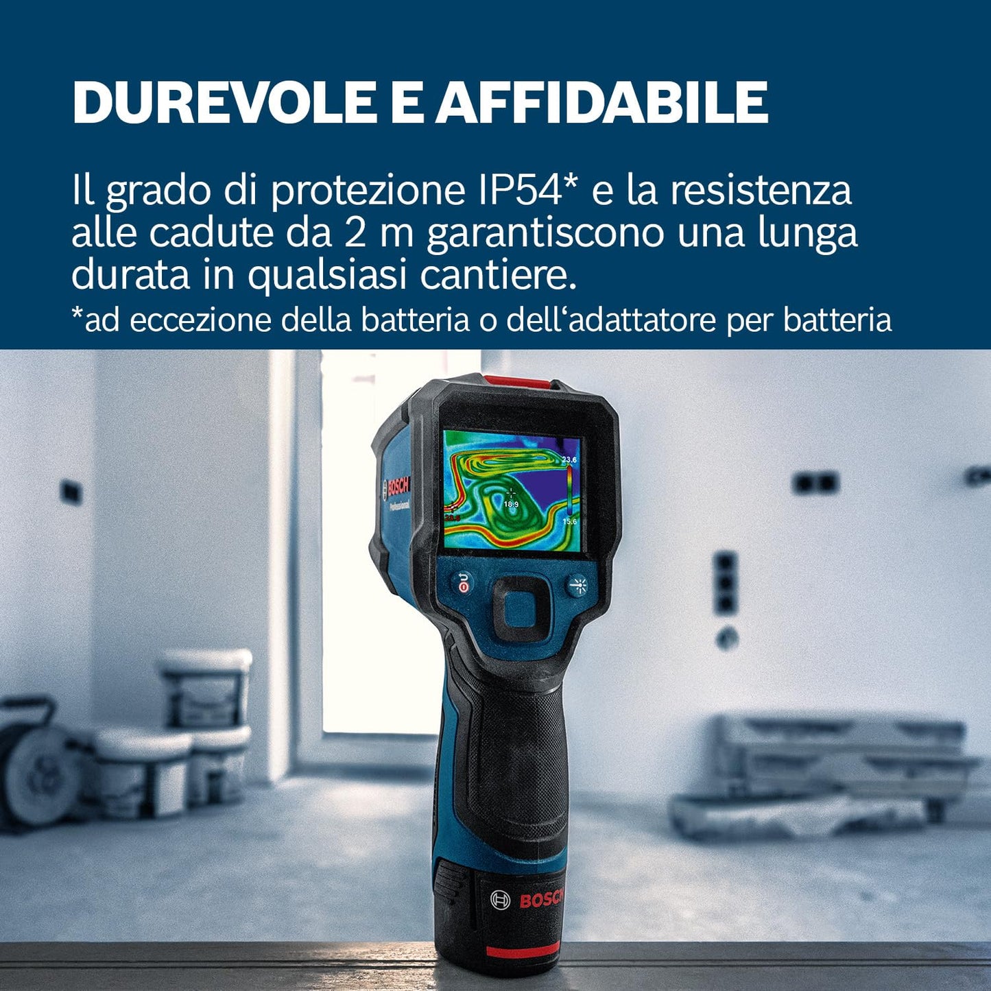 Bosch professional Termocamera GTC 12V-450-13 a -20°C a +450 °C