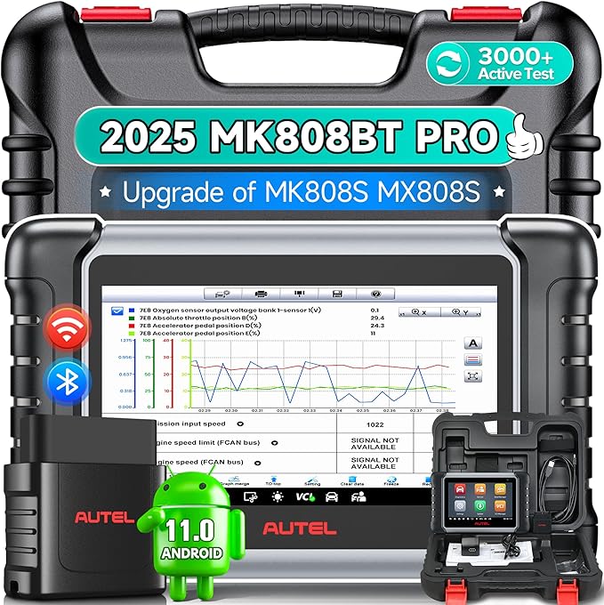 Autel MaxiCOM MK808BT PRO Diagnosi Auto: Strumento Diagnostico Bidirezionale Completo