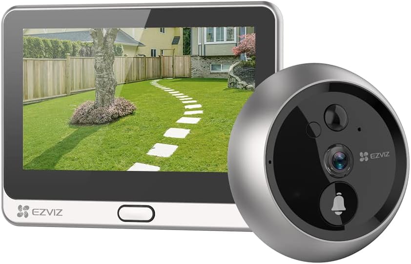 EZVIZ Spioncino Digitale 1080p Video Spioncino Senza Fili, DP2C