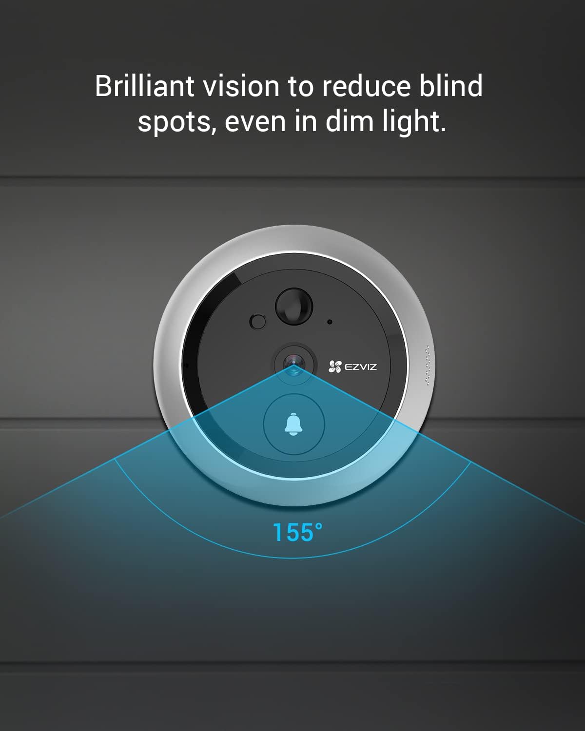 EZVIZ Spioncino Digitale 1080p Video Spioncino Senza Fili, DP2C