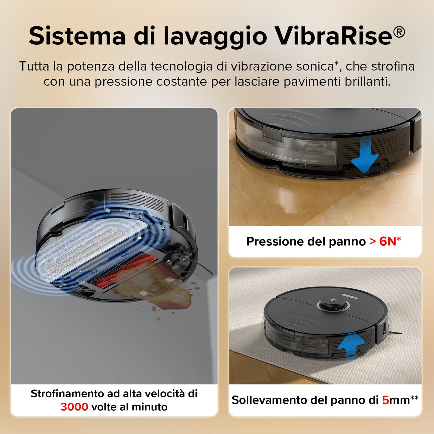 roborock S8 Robot Aspirapolvere con Doppia Spazzola & Aspirazione smart robot, Alexa
