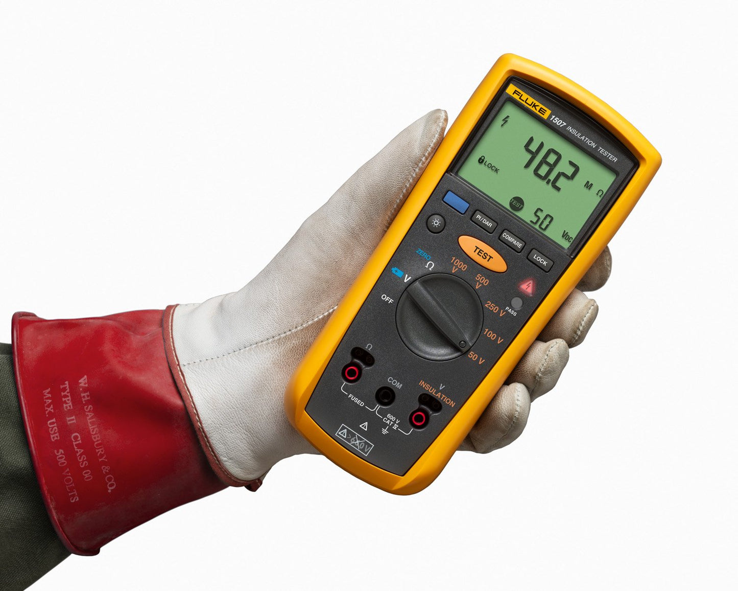 Tester per il test di resistenza d'isolamento Fluke 1507 insulation tester