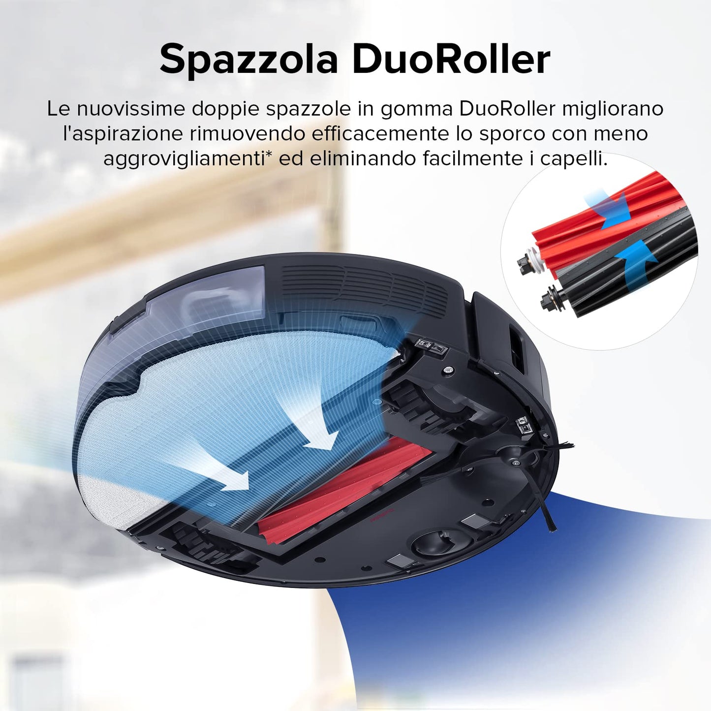 roborock S8 Robot Aspirapolvere con Doppia Spazzola & Aspirazione smart robot, Alexa