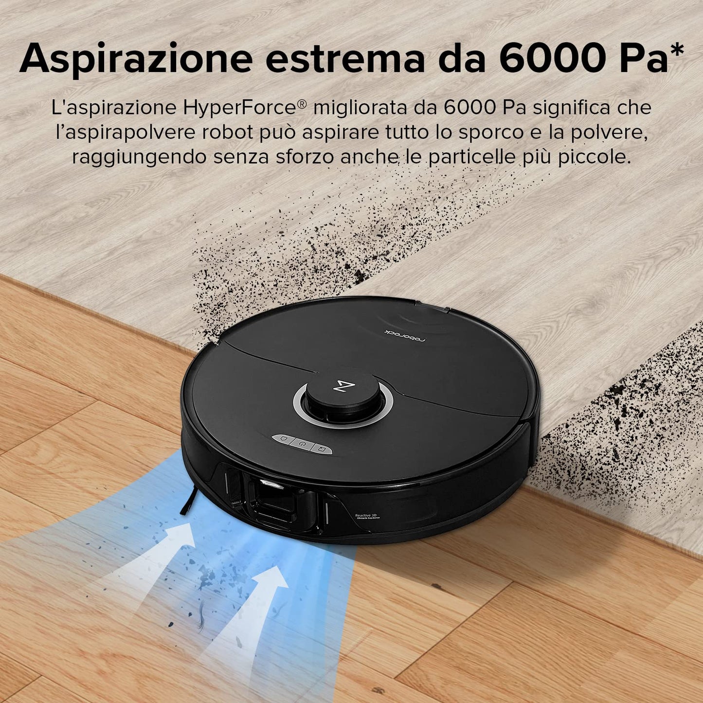 roborock S8 Robot Aspirapolvere con Doppia Spazzola & Aspirazione smart robot, Alexa