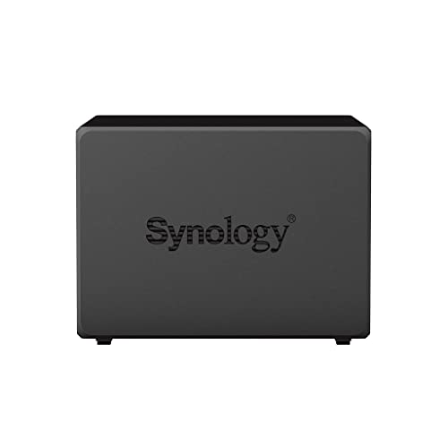 Synology DS1522+ - Soluzione NAS desktop a 5 bay da 40 TB, preinstallata con unità disco rigido Seagate IronWolf, nero