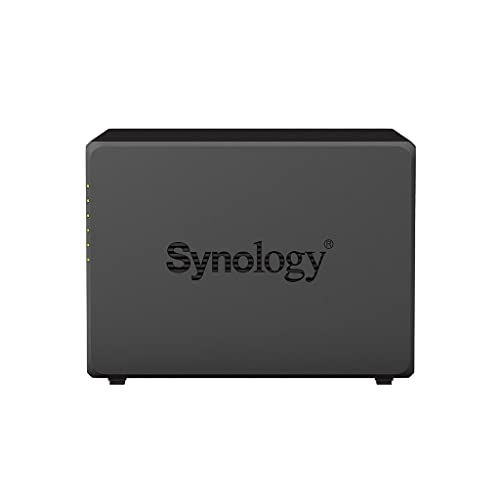 Synology DS1522+ - Soluzione NAS desktop a 5 bay da 40 TB, preinstallata con unità disco rigido Seagate IronWolf, nero