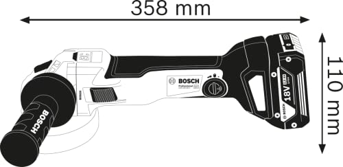 Bosch Professional 18V System Smerigliatrice Angolare Gws 18V-10