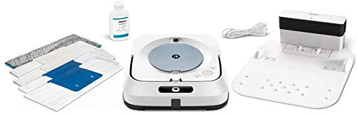 iRobot Braava Jet m6 (6134), Robot Lavapavimenti Wifi, Precision Jet Spray, , Bianco