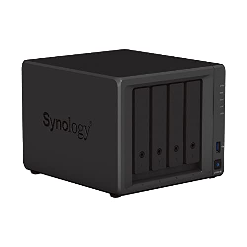 Synology DS923+ - NAS a 4 bay (AMD Ryzen™ 4 thread R1600 dual-core 4GB RAM 2 porta LAN 4 dischi rigidi NAS Seagate IronWolf da 8TB