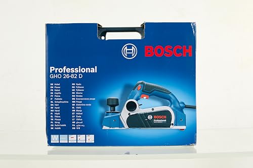 Bosch Professional 06015A4300 Pialletto GHO 26-82 D, Chiave a Brugola, Guida Parallela,