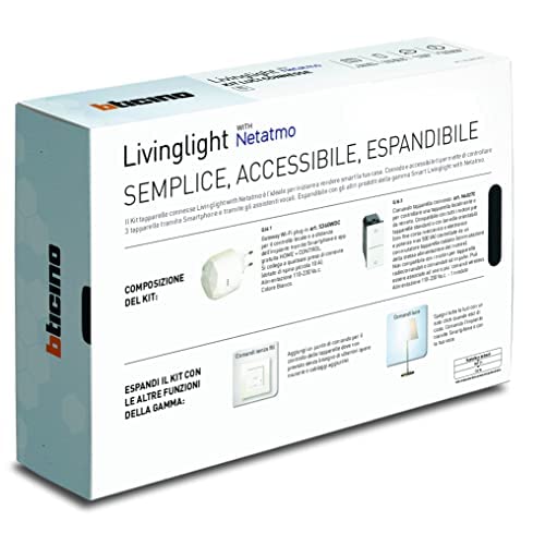 BTicino Kit Tapparelle Connesse Livinglight Smart SN3602KIT, Per Alzare/Abbassare le Tapparelle con App