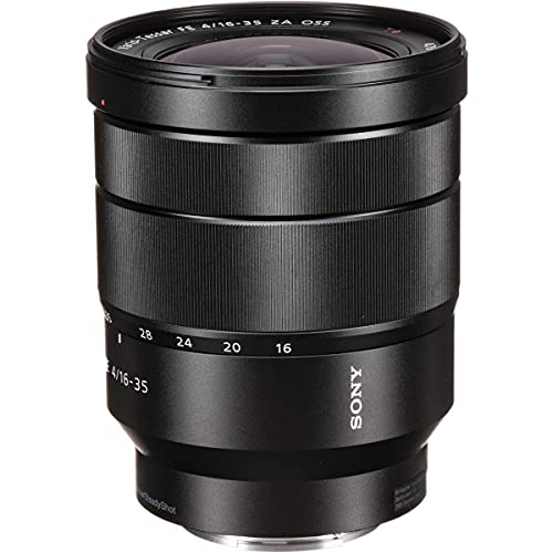 Sony SEL-1635Z Obiettivo con Zoom 16-35 mm F4.0, Serie Zeiss, Stabilizzatore Ottico, Mirrorless SEL1635Z