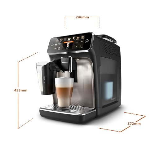 Philips Domestic Appliances 5400 Series Macchina da Caffè Automatica Cromato (EP5547/90)