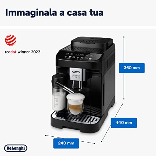 De'Longhi Magnifica Evo ECAM292.81.B, Macchina da caffè Automatica, Chicchi macinati al momento