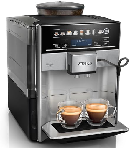 SIEMENS TE655203RW Macchina per caffè espresso completamente automatica EQ6 plus S500 - Antracite