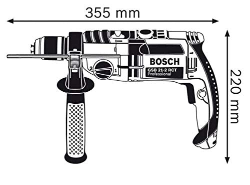 Bosch Professional 060119C700 Trapano con Percussione GSB 21-2 RCT,