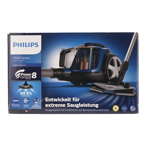 Philips Domestic Appliances Aspirapolvere Senza Sacco, Blu, 2 L