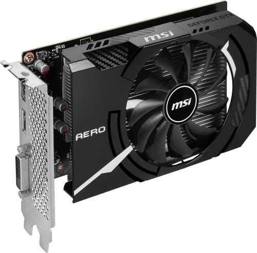 MSI GeForce GTX 1630 AERO ITX 4G OC Scheda video, Clock 1815 MHz, memoria 4GB GDDR6