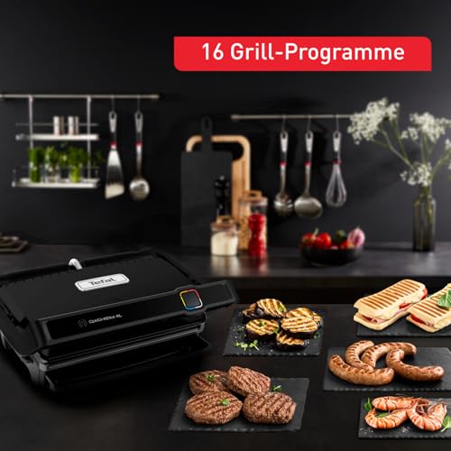 Tefal OptiGrill Elite XL GC760812 - Griglia a contatto, piastre griglia elettrica