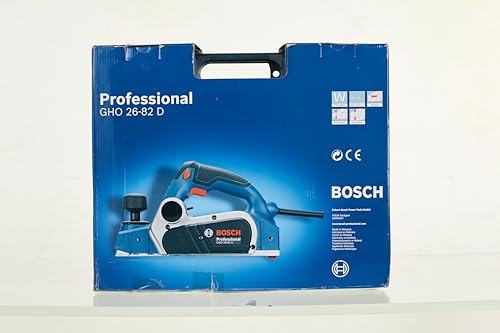 Bosch Professional 06015A4300 Pialletto GHO 26-82 D, Chiave a Brugola, Guida Parallela,