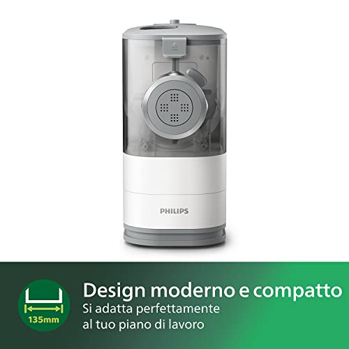 Philips Macchina per la Pasta - Completamente Automatica, con Auto Pesatura, (HR2345/19)