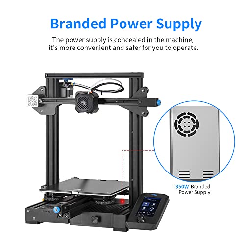 Stampante 3D Creality Ender 3 V2 con piattaforma in vetro al carborundum