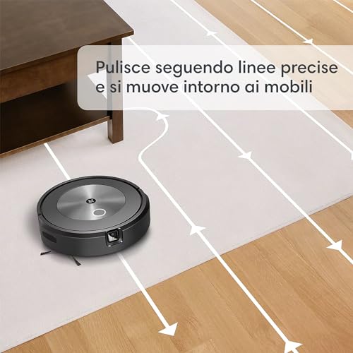 iRobot Roomba Combo j5, Robot Aspirapolvere Lavapavimenti, Mappatura Intelligente