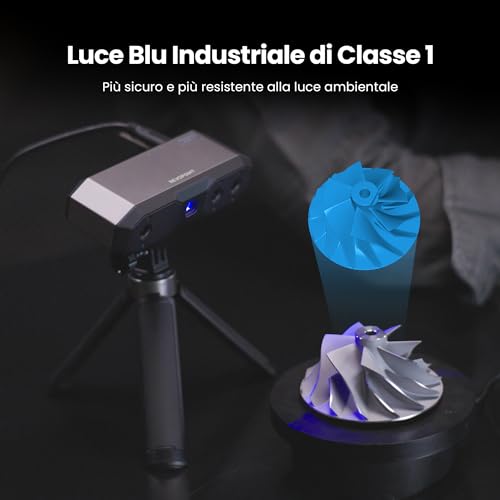 Revopoint MINI 2 Portatile 3D Scanner per Stampa 3D Scanner per Modelli 3D a Colori