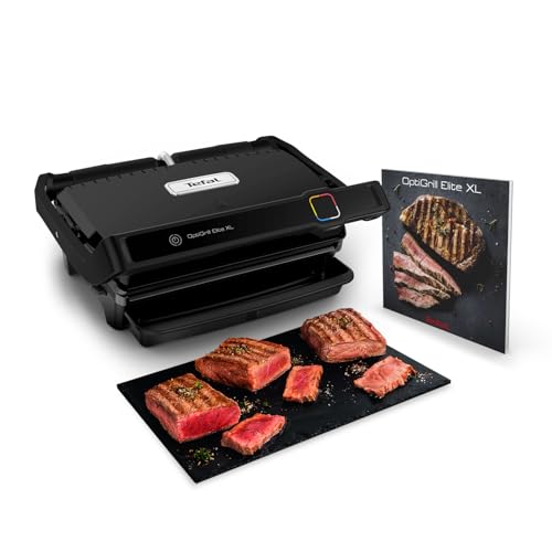 Tefal OptiGrill Elite XL GC760812 - Griglia a contatto, piastre griglia elettrica