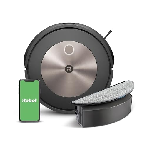 iRobot Roomba Combo j5, Robot Aspirapolvere Lavapavimenti, Mappatura Intelligente