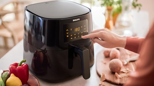 Philips Airfryer XL Essential - 6,2 L, Friggitrice Senza Olio, Touchscreen, App HomeID (HD9270/90)