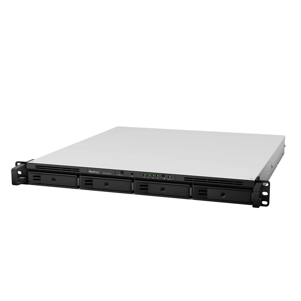 Synology RackStation RS1619XS+ server NAS e di archiviazione Collegamento ethernet LAN Rastrelliera (1U) Nero