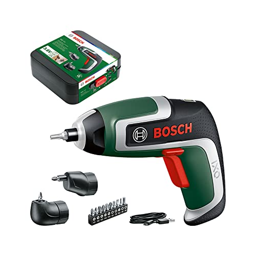 Bosch Avvitatore a batteria IXO (7a generazione; 3,6 V; 2,0 Ah; 5,5 Nm; set con attacco angolare ed eccentrico